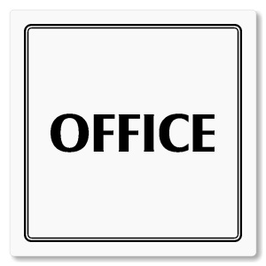 Office, 118x118mm, bílá, Utah